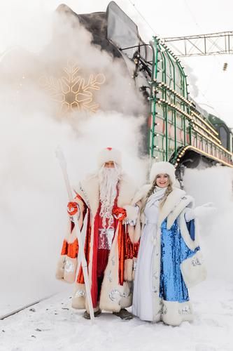 Новогодний ретропоезд в Гусь-Хрустальный