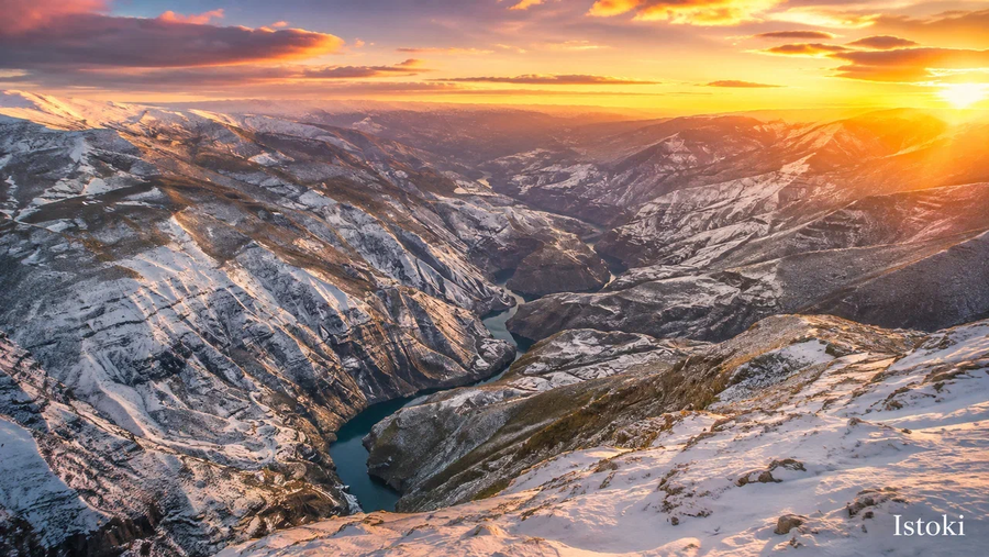 Автобус| Зимние краски Дагестана: дорога между морем и горами