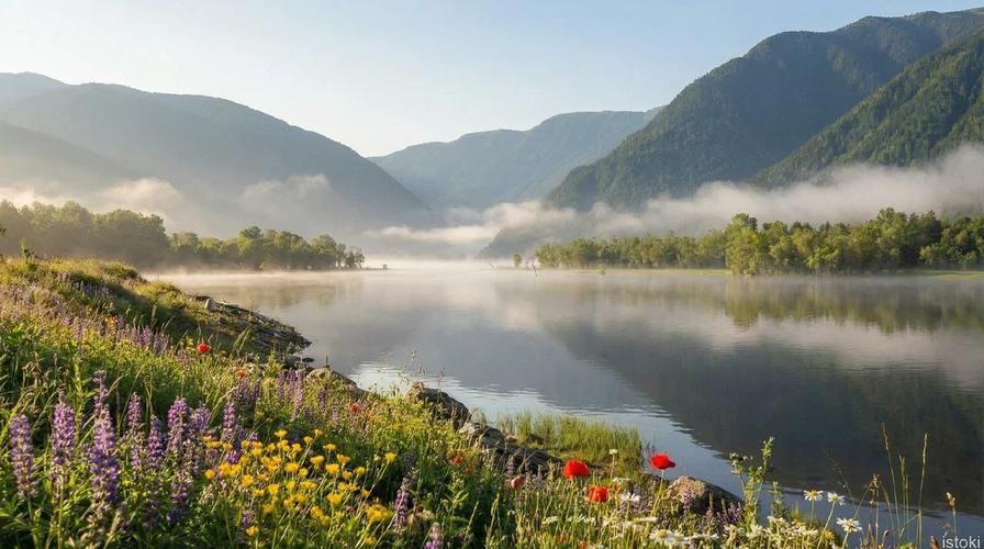 Золотые закаты Горного Алтая